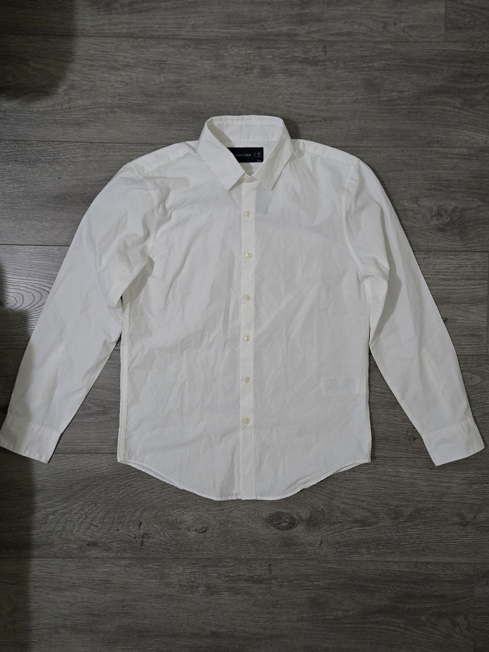 (Brand New) Abercrombie White Long Sleeve Dress Shirt